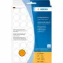 Multi-purpose labels HERMA 2254 luminous orange 19mm round