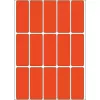 Multi-purpose labels HERMA 2412 20x50 mm red paper matt hand inscription