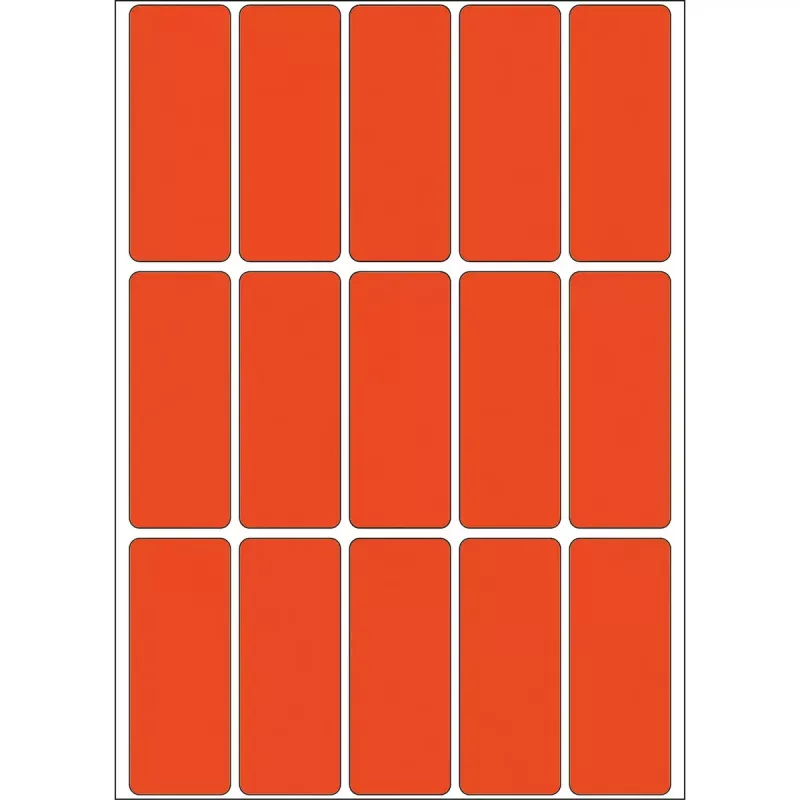 Multi-purpose labels HERMA 2412 20x50 mm red paper matt hand inscription