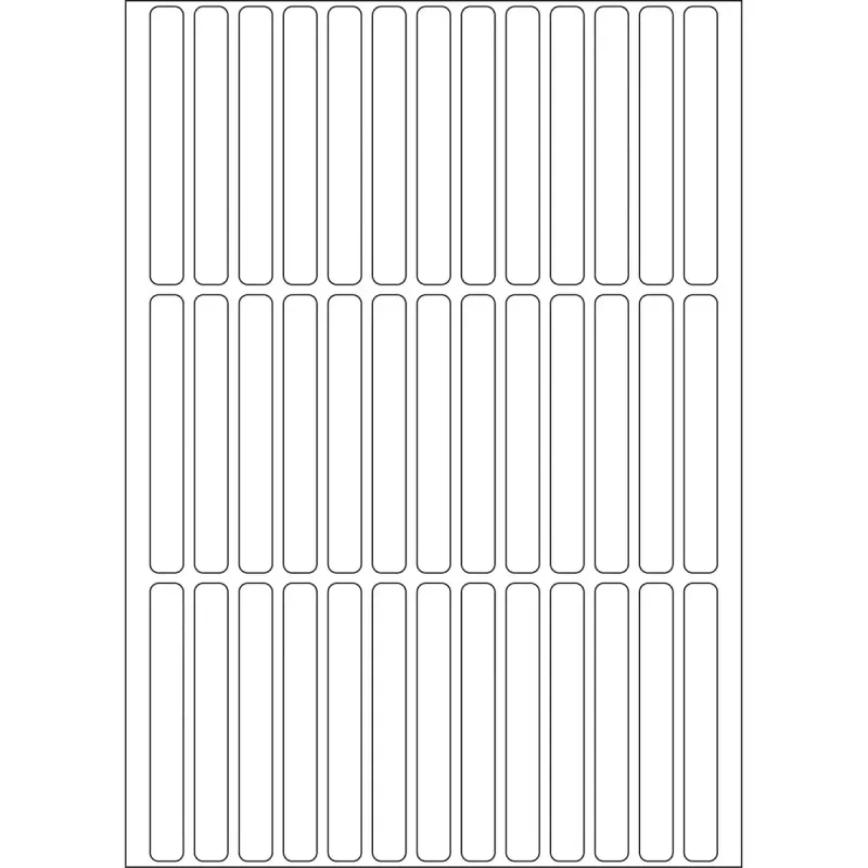 Multi-purpose labels HERMA 6x50 mm white paper matt 1248 pcs