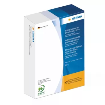 Labels for printing presses HERMA DP1 Ø 32 mm round white paper matt