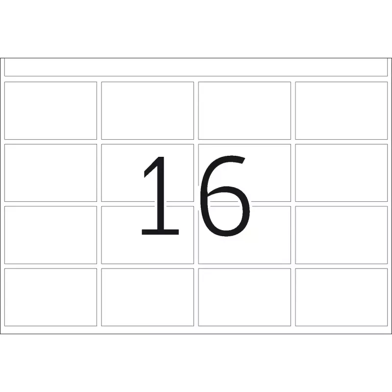 Labels for printing presses HERMA DP1 25x40 mm white paper matt