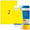 Coloured Labels HERMA A4 199.6x143.5 mm yellow paper matt 40 pcs