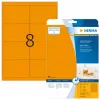 Self-adhesive printer label HERMA Neon labels A4 99.1x67.7 mm