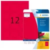 Self-adhesive printer label HERMA Neon labels A4 Ø 60 mm round luminous red