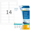 Repositionable address labels HERMA 99.1x38.1 mm white 350 pcs