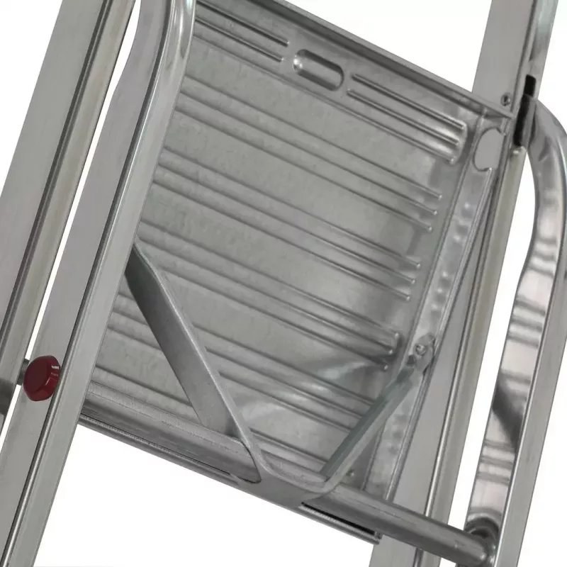 Aluminium stepladder Krause Corda 5-step, maximum height 300 cm, 150 kg load, 4.1 kg