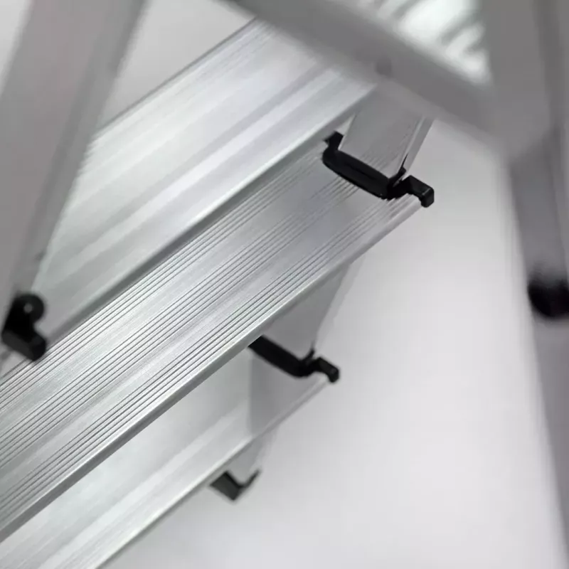 Aluminium stepladder Krause Corda 5-step, maximum height 300 cm, 150 kg load, 4.1 kg