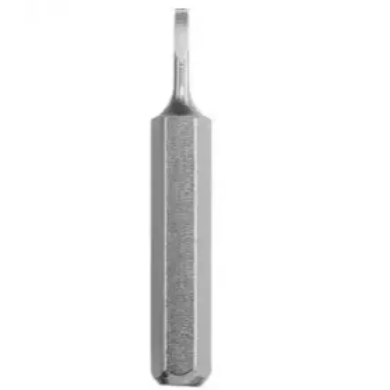 Screwdriver bit set KWB 128540 — 5 pieces, flat tips, 28 mm