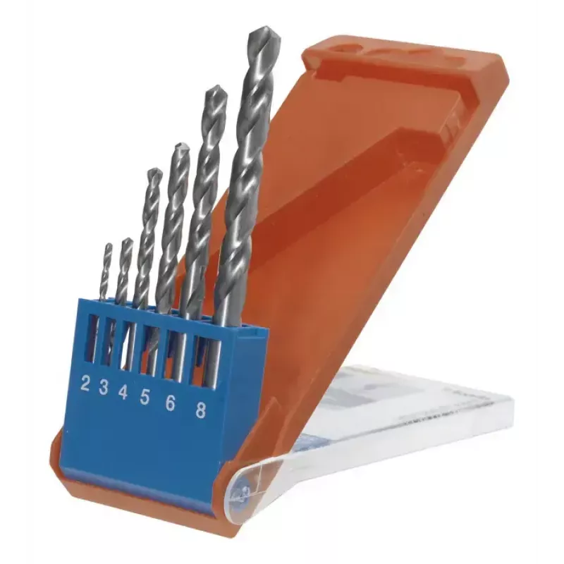 Drill bit set kwb SILVER STAR HSS 6 pc Right hand rotation