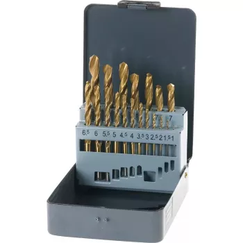 Drill bit set KWB 421856 19 pcs Twist drill bits 1.0 - 10 mm