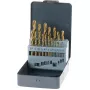 Drill bit set KWB 421856 19 pcs Twist drill bits 1.0 - 10 mm