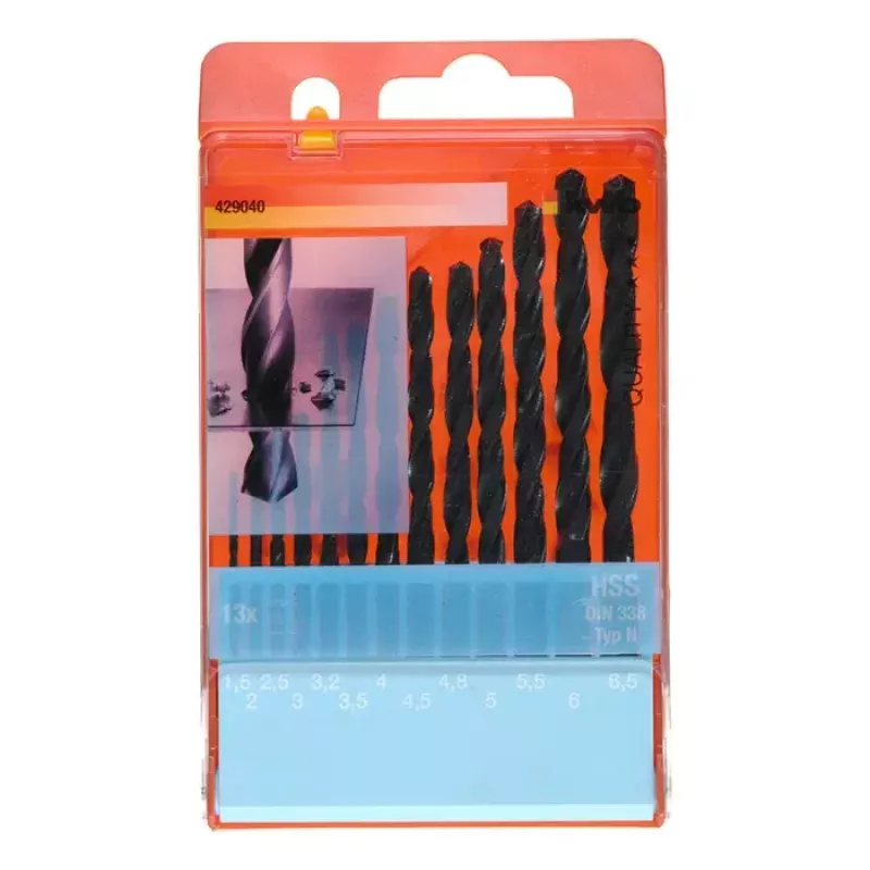 Drill bit set KWB 429040 13 pcs