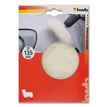 Polishing sponge KWB 485500 — polishing pad, working diameter 13.5 cm, white