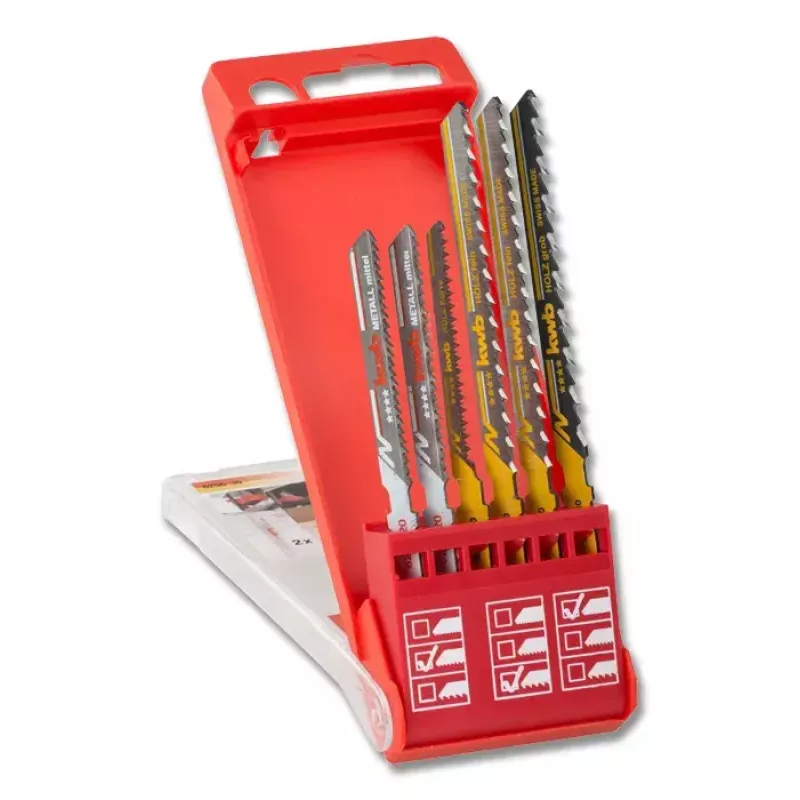 Jigsaw blade KWB 625620 High Carbon Steel High-Speed Steel 6 pcs