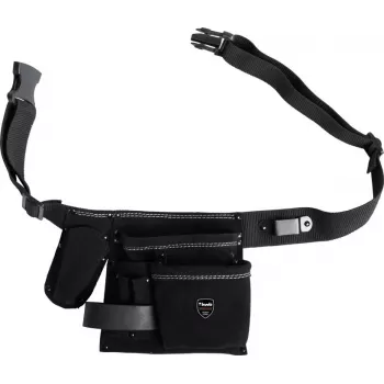 Waist tool belt KWB 906610 Black Leather Nylon 240mm 195mm