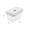 Food storage box ZWILLING FRESH & SAVE Rectangular glass 1.6 L, plastic lockable lid, oven/microwave safe