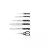 Knife and cutlery block set ZWILLING Gourmet 7 pcs — steel blades, plastic handles, 2.51 kg