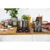 ZWILLING Multi Pot TrueFlow 66920-004-0 — stainless steel pot with glass lid, dishwasher- and oven-proof, suitable for halogen hobs