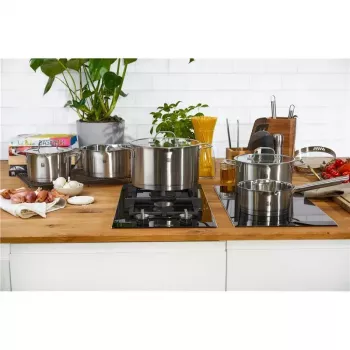 ZWILLING Multi Pot TrueFlow 66920-004-0 — stainless steel pot with glass lid, dishwasher- and oven-proof, suitable for halogen hobs