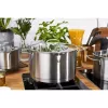 ZWILLING Multi Pot TrueFlow 66920-004-0 — stainless steel pot with glass lid, dishwasher- and oven-proof, suitable for halogen hobs