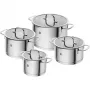 ZWILLING Multi Pot TrueFlow 66920-004-0 — stainless steel pot with glass lid, dishwasher- and oven-proof, suitable for halogen hobs