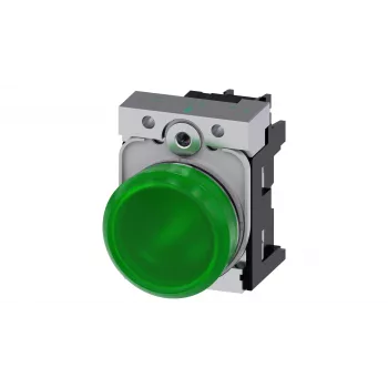 Siemens 3SU1152-6AA40-1AA0 alarm light indicator 24 V Green