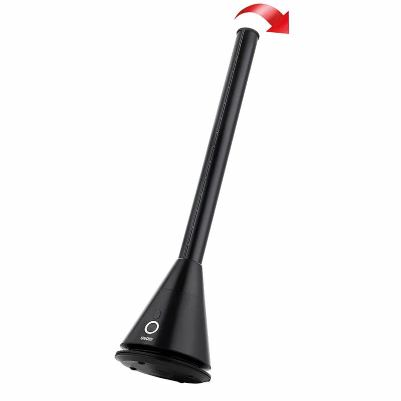 Unold Turmventilator Black Tower, Household tower fan, Black, Floor, Plastic, 90°, Touch
