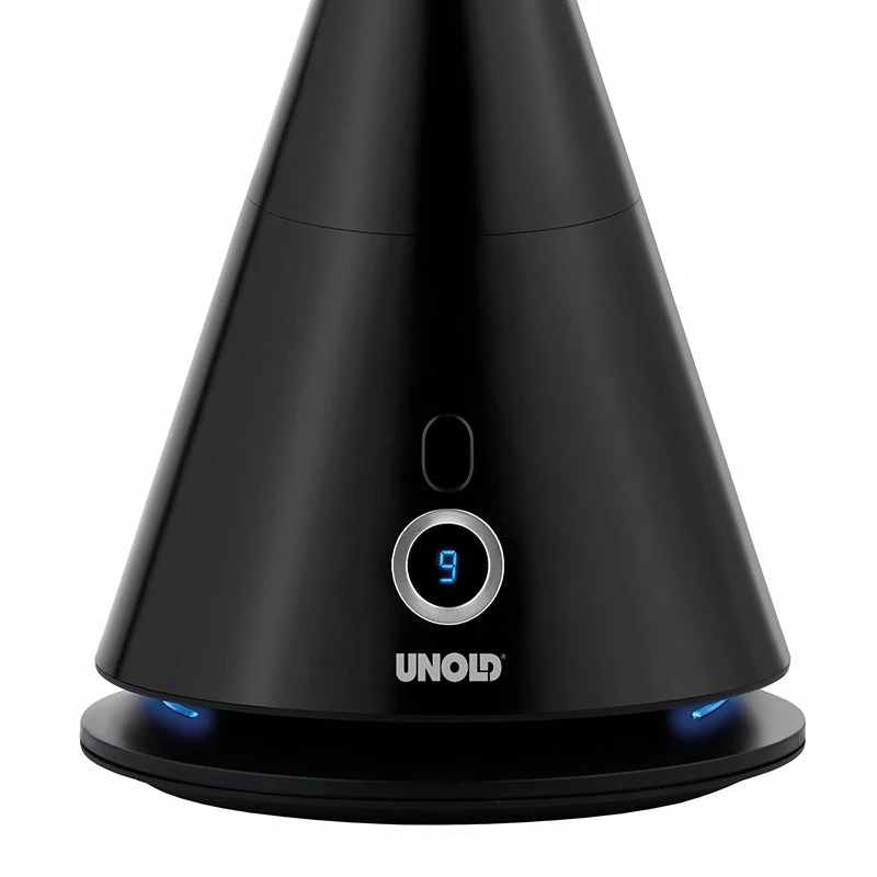 Unold Turmventilator Black Tower, Household tower fan, Black, Floor, Plastic, 90°, Touch