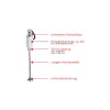 ESGE G 350 Gastro Max, Immersion blender, 3.5 m, 350 W, Grey, White