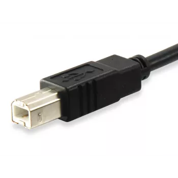 Equip USB 2.0 Type C to Type B Cable, 1m, 1 m, USB B, USB C, USB 2.0, Male/Male, Black