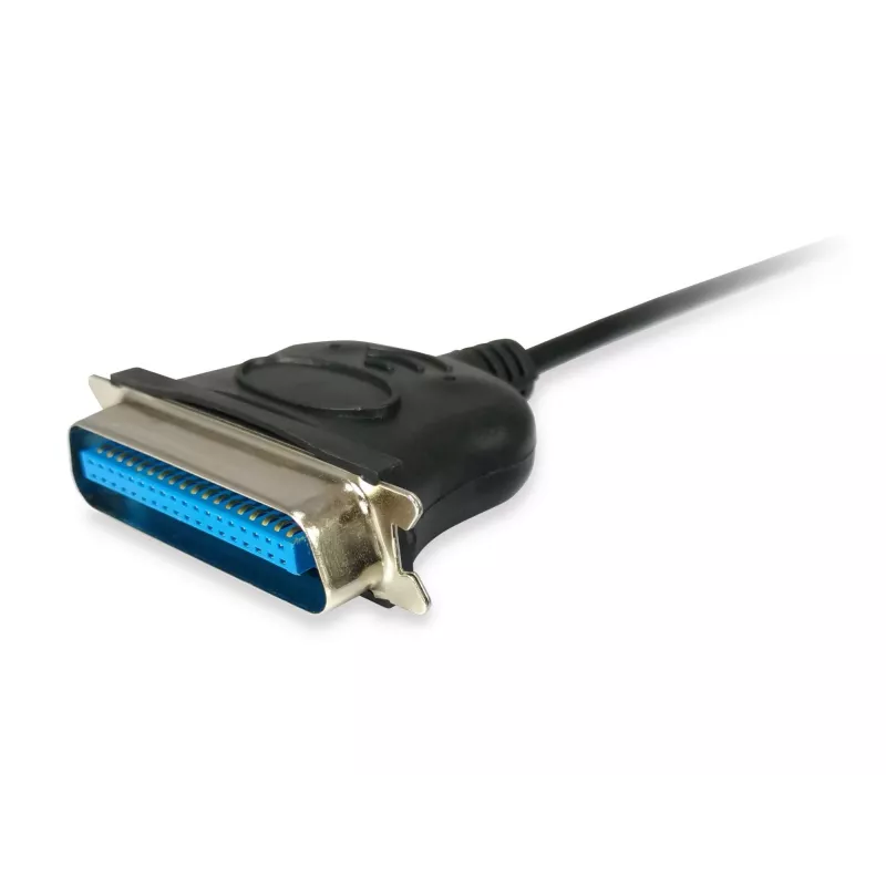 Equip USB to Parallel Adapter Cable, Black, USB A, Centronics 36, 60 g, 1 pc(s), 175 mm