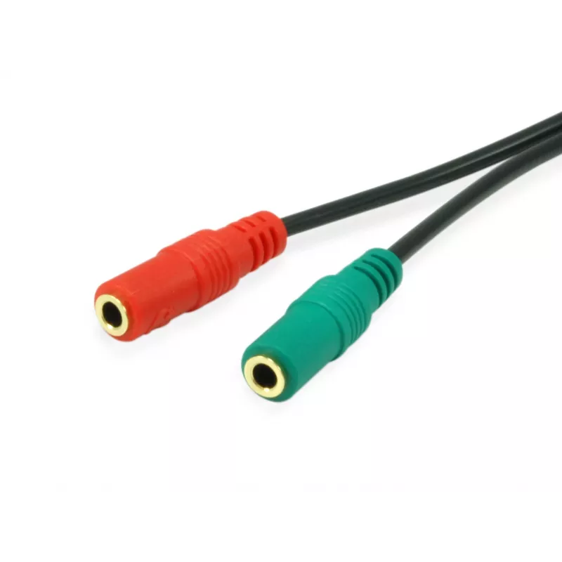 Equip 147943 audio cable 1.5 m 2 x 3.5mm 3.5mm Black