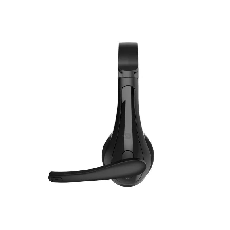 Wired headset CONCEPTRONIC POLONA06B3T, stereo 3.5mm, noise-reduction mic, supraaural, 20–20000 Hz, 1.8 m cable, black