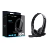 Wired headset CONCEPTRONIC POLONA06B3T, stereo 3.5mm, noise-reduction mic, supraaural, 20–20000 Hz, 1.8 m cable, black
