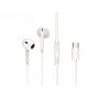 Wired earbud headset CONCEPTRONIC BRENDAN02W USB-C, in-ear, 20–20000 Hz, 1.2 m cable, white