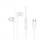 Wired in-ear headset CONCEPTRONIC BRENDAN03W — USB-C, 20–20000 Hz, 1.2 m cable, white
