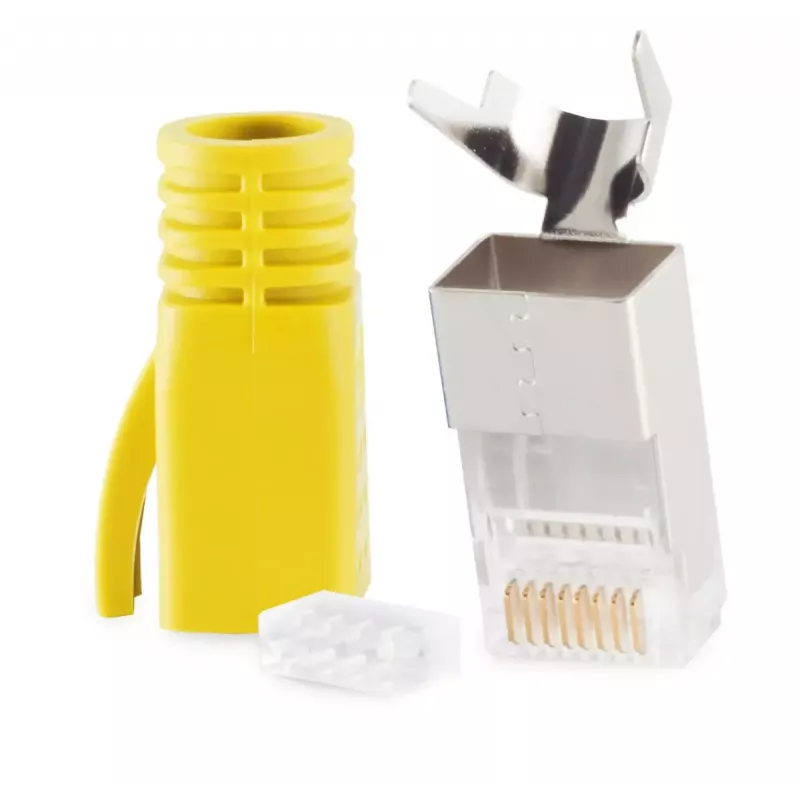 Wire connector RJ-45 ShiverPeaks 72067-Y Yellow
