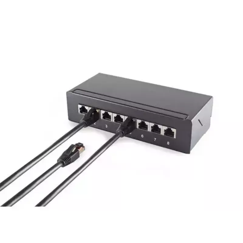Networking Cable S/CONN 08-41015 Black 0.5m Cat8.1 F/FTP