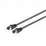 Networking Cable S/CONN 08-41015 Black 0.5m Cat8.1 F/FTP