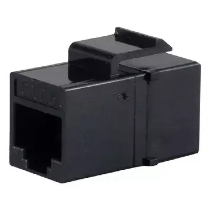 Keystone module ShiverPeaks S/CONN 08-10006 Flat Black RJ-45