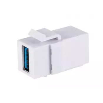 Keystone Module ShiverPeaks S/CONN 08-10042 Angled USB A White