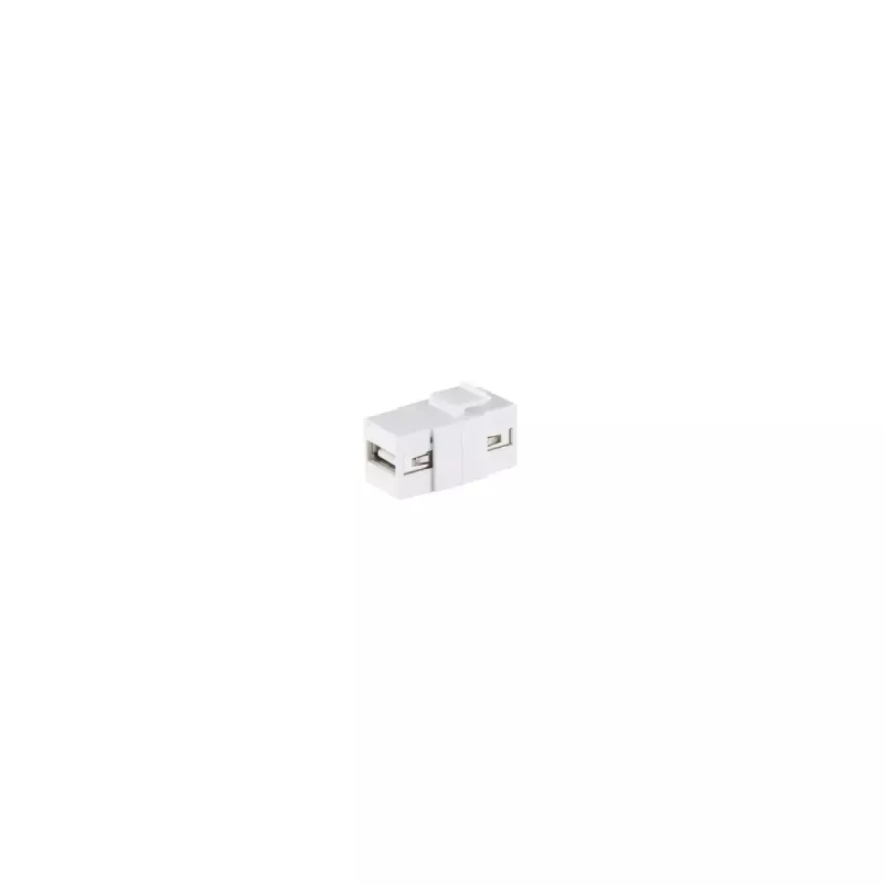 Keystone Module ShiverPeaks S/CONN 08-10043 Flat White USB A
