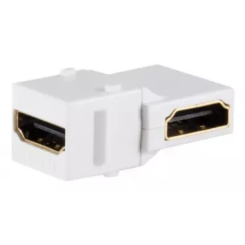 Keystone Module ShiverPeaks S/CONN 08-10051 Angled White HDMI