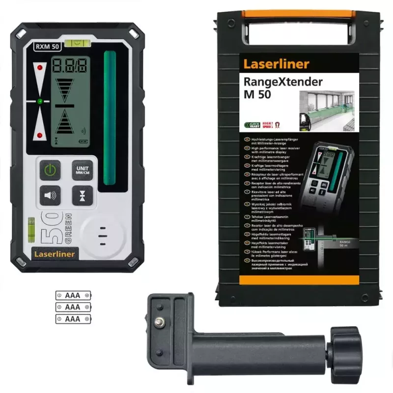 Laser Distance Meter Laserliner RangeXtender M50 Black 50m Range
