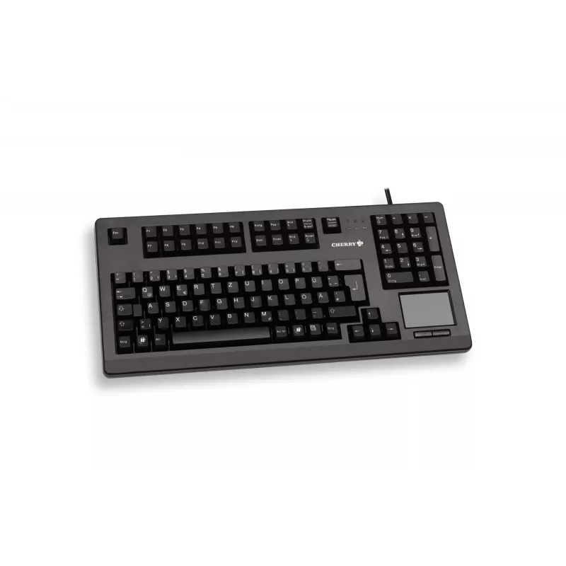 CHERRY TouchBoard G80-11900 Corded Keyboard with Touchpad, Black, USB, (QWERTY - UK)