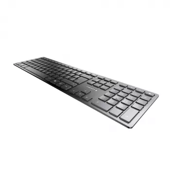 Keyboard Cherry KW 9100 SLIM Wireless RF + Bluetooth QWERTY UK English Black 108 keys 1.2 m cable