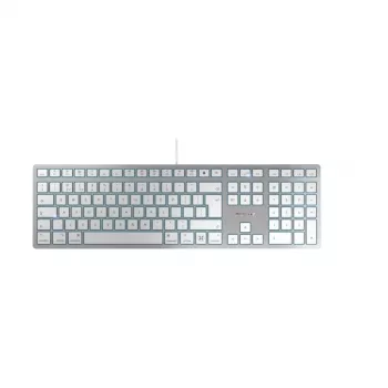 Keyboard Cherry CHERRY KC 6000C FOR MAC wired USB QWERTY scissor switch silver 1.8 m
