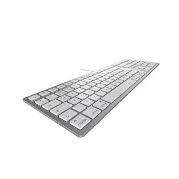 Keyboard Cherry CHERRY KC 6000C FOR MAC wired USB QWERTY scissor switch silver 1.8 m