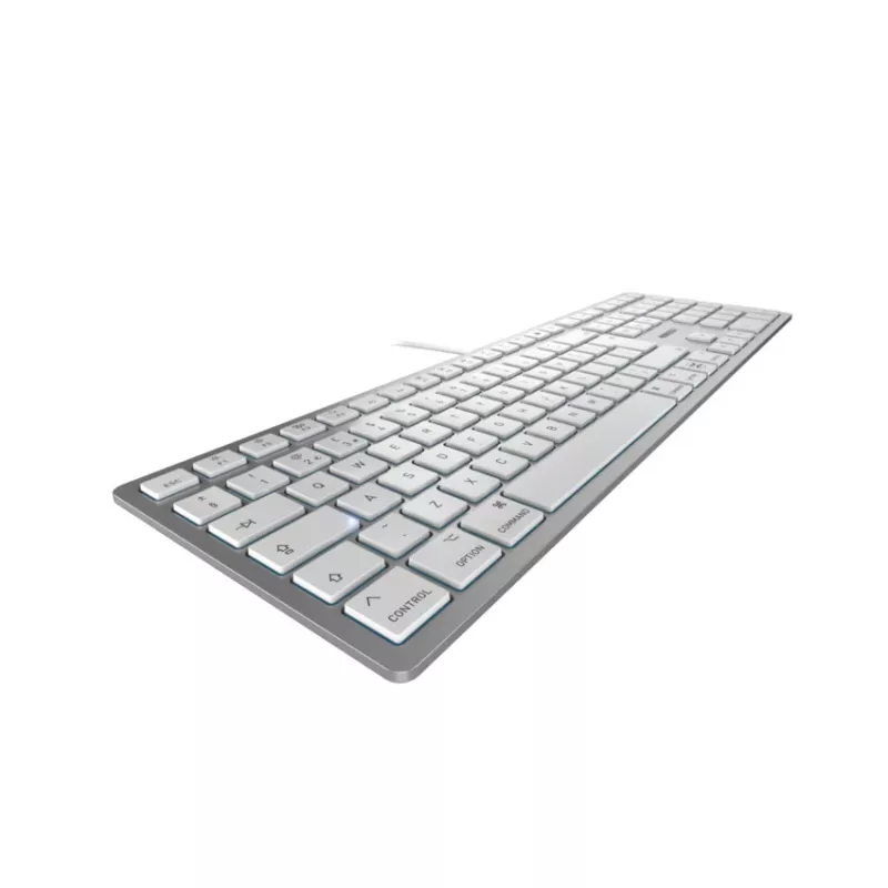 Keyboard Cherry CHERRY KC 6000C FOR MAC wired USB QWERTY scissor switch silver 1.8 m